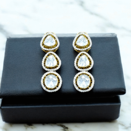 Diamond Polki Earrings