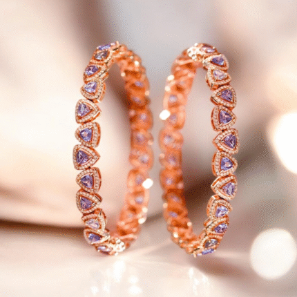 Tanzanite & Diamond Bangle