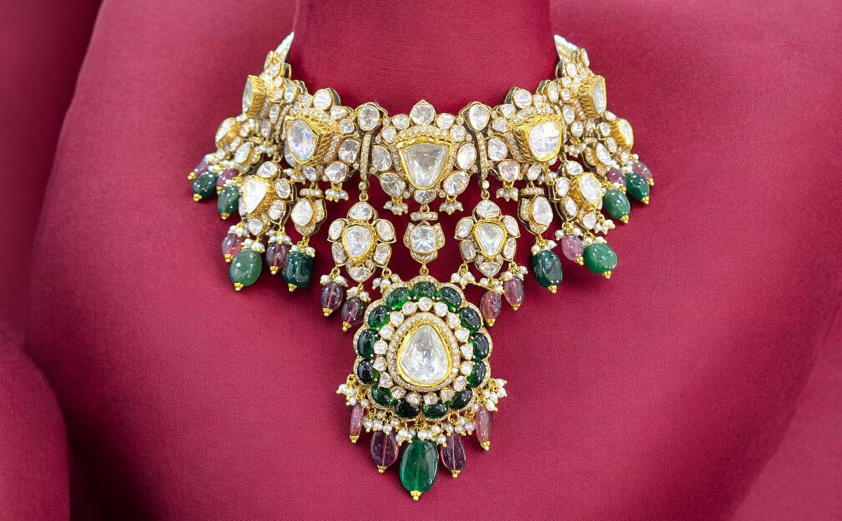 Taparia Jewels Jaipur Polki diamond open setting jewellery manufacturer C Scheme since 1986