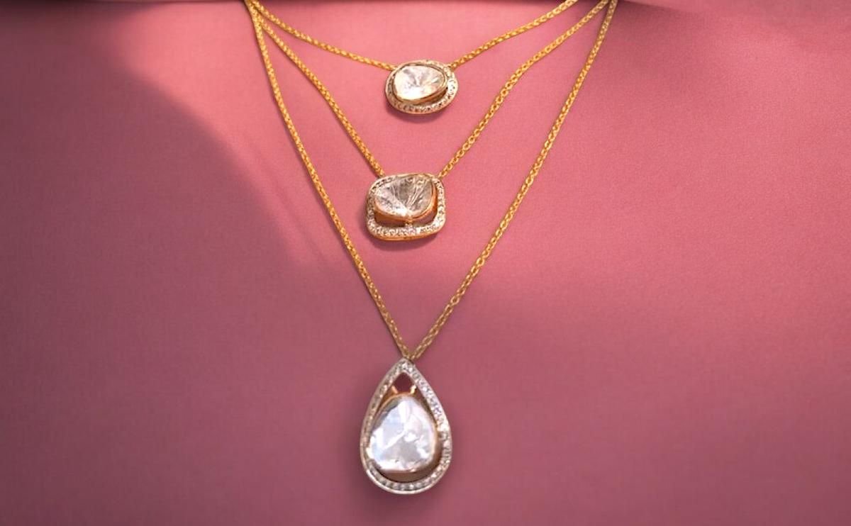 Polki Jewellery for Gen Z styled modern outfit Taparia Jewels Jaipur