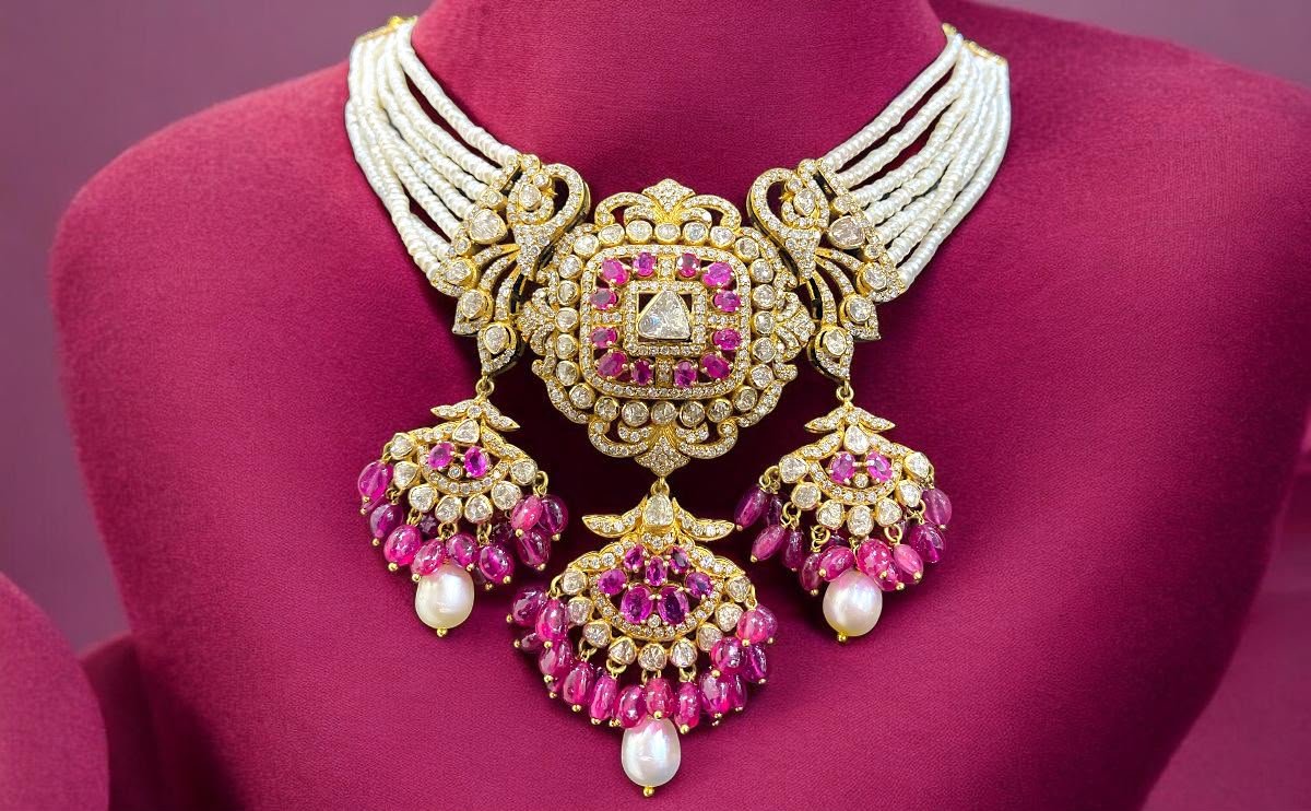 Destination Wedding Jewellery Jaipur: versatile polki Diamond Bridal pieces